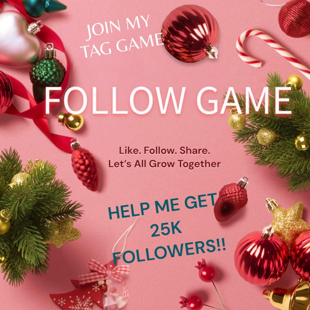 💕 LIKE, FOLLOW, SHARE!💕 Let’s Help Each Other!! MY GOAL: 25,000 Followers!!
